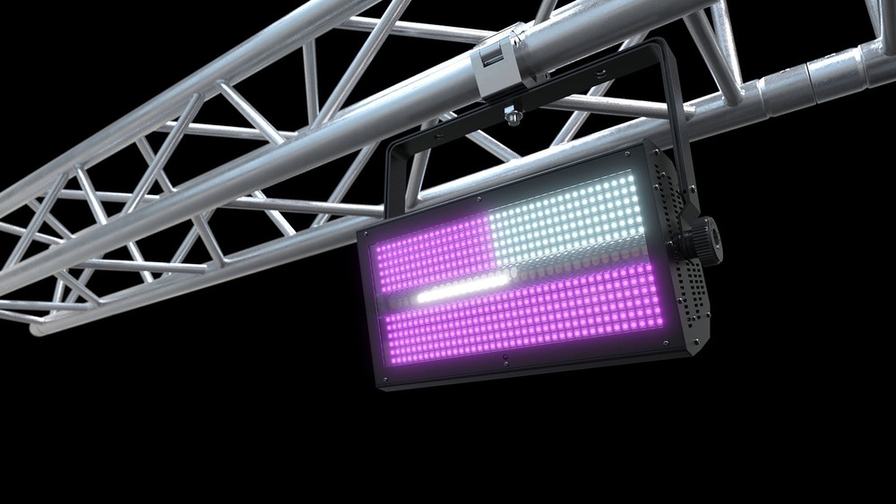 (2) Chauvet DJ Shocker Panel FX Blinder/Wash/Strobe/Eye Candy Effect Lights