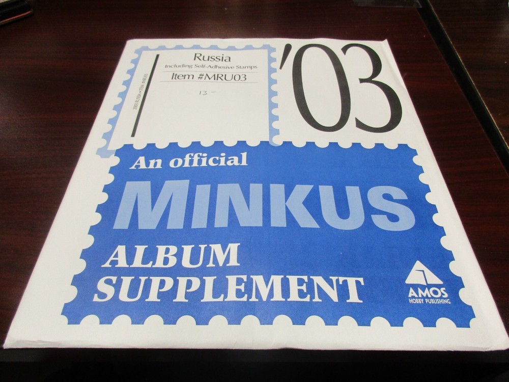 "MINKUS" ALBUM PAGES RUSSIA ITEM #MRU03    W/FREE SHIPPING!!!