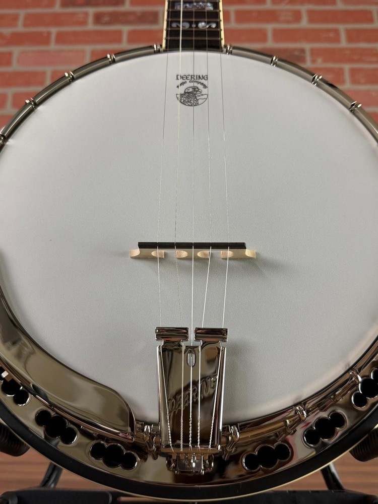 Deering Calico 5-String Banjo - Honey Amber