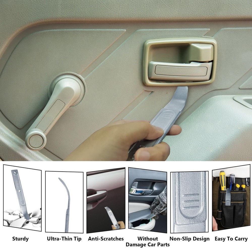 BFXM 4140 Pry Tool, Trim Removal Panel Tools for Auto 1 pack