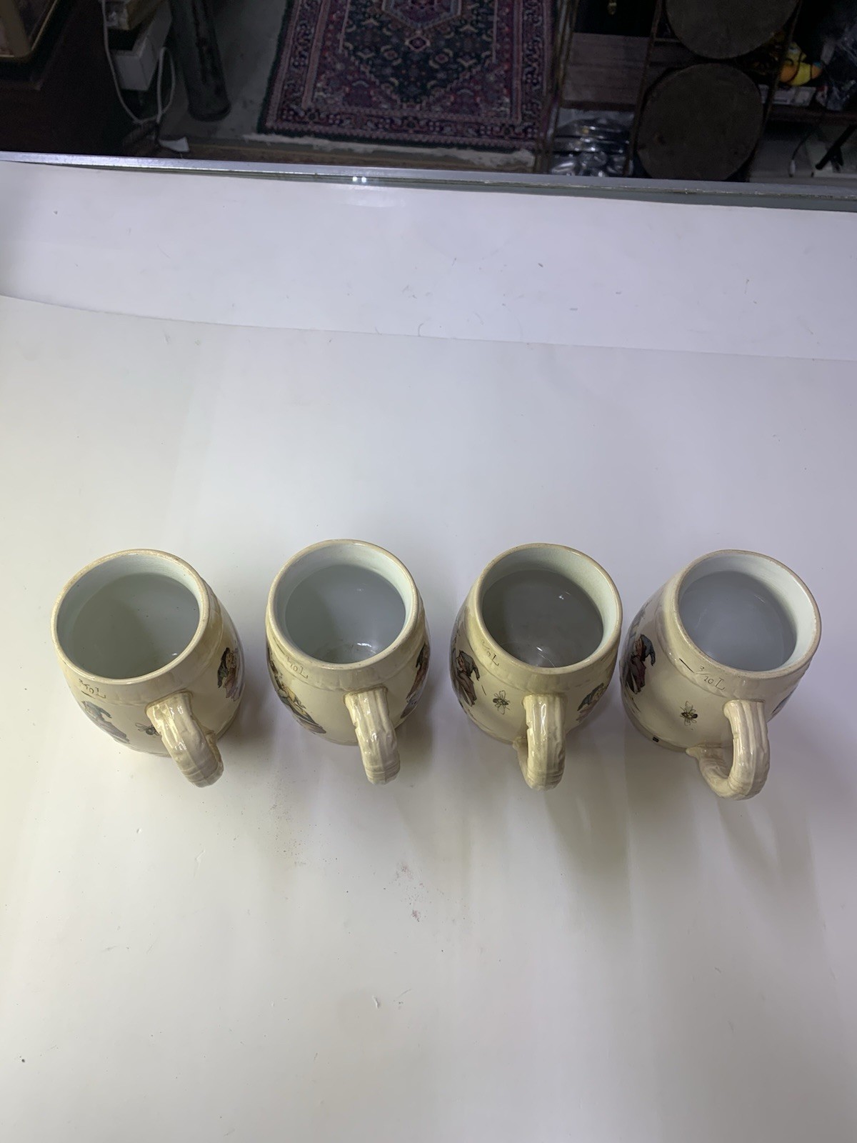 Antique Villeroy & Boch Mettlach Jug Mug Gnomes Read Description Geschutzt?