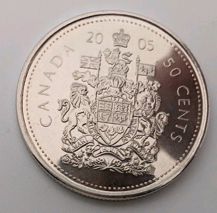 2005P  Canada 50 Cent - Half Dollar -  BU - Uncirculated