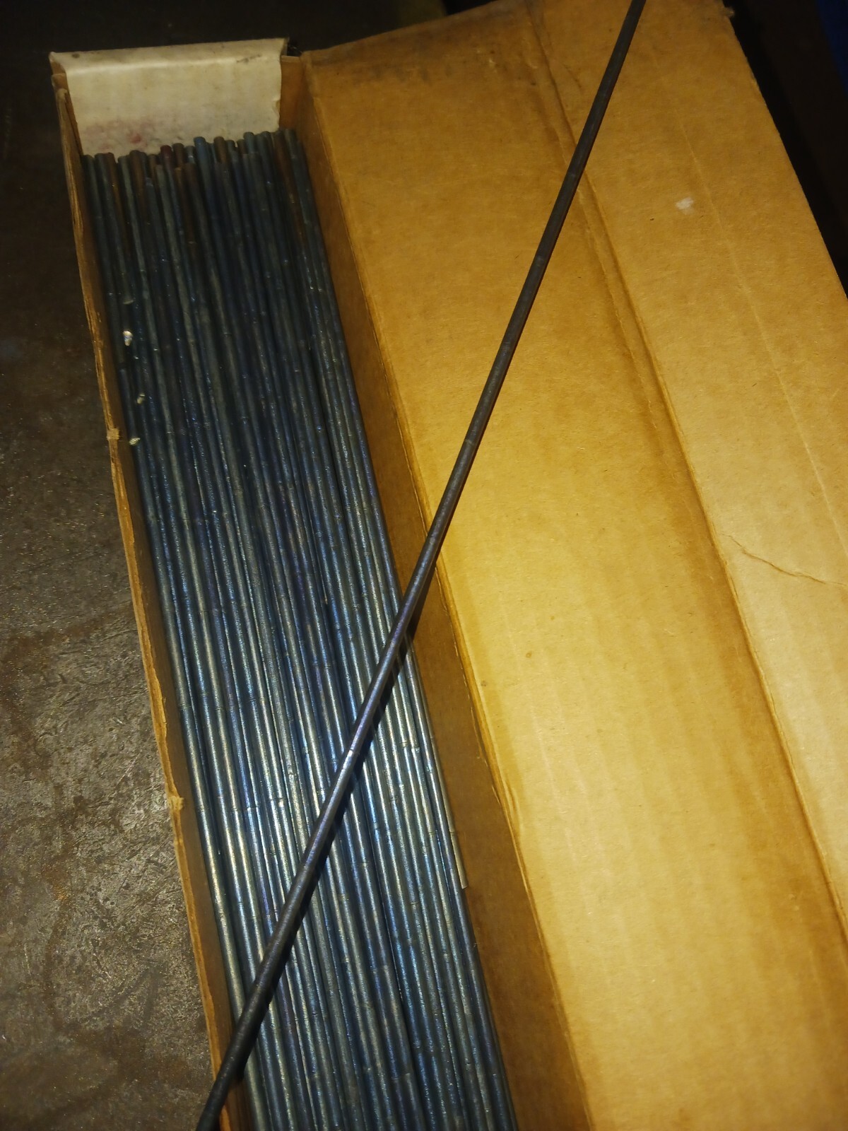 Stellite 6 Tig Welding Rod 1/8" diameter 14 inches long, five (5) rod bundle.