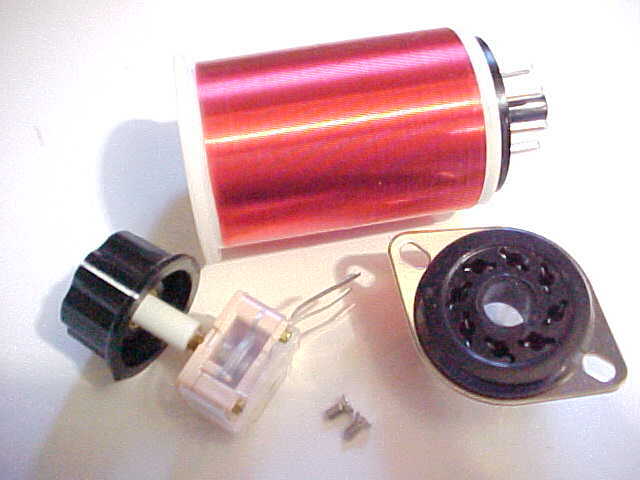 Approx. 540khz to 2.0mhz Coil/Variable Capacitor & 8-Pin Plug-in Coil Form