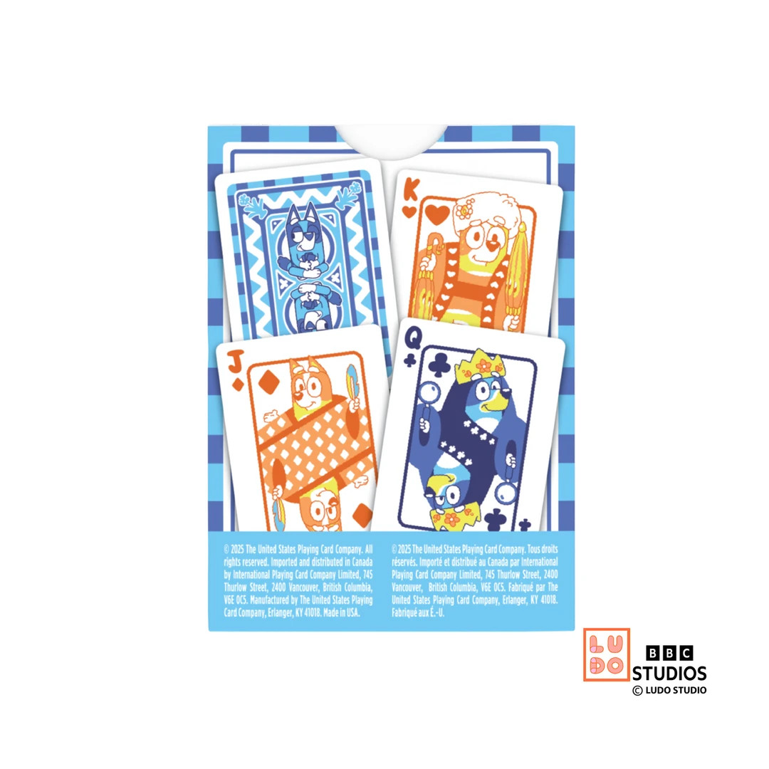 Bicycle Bluey playing cards