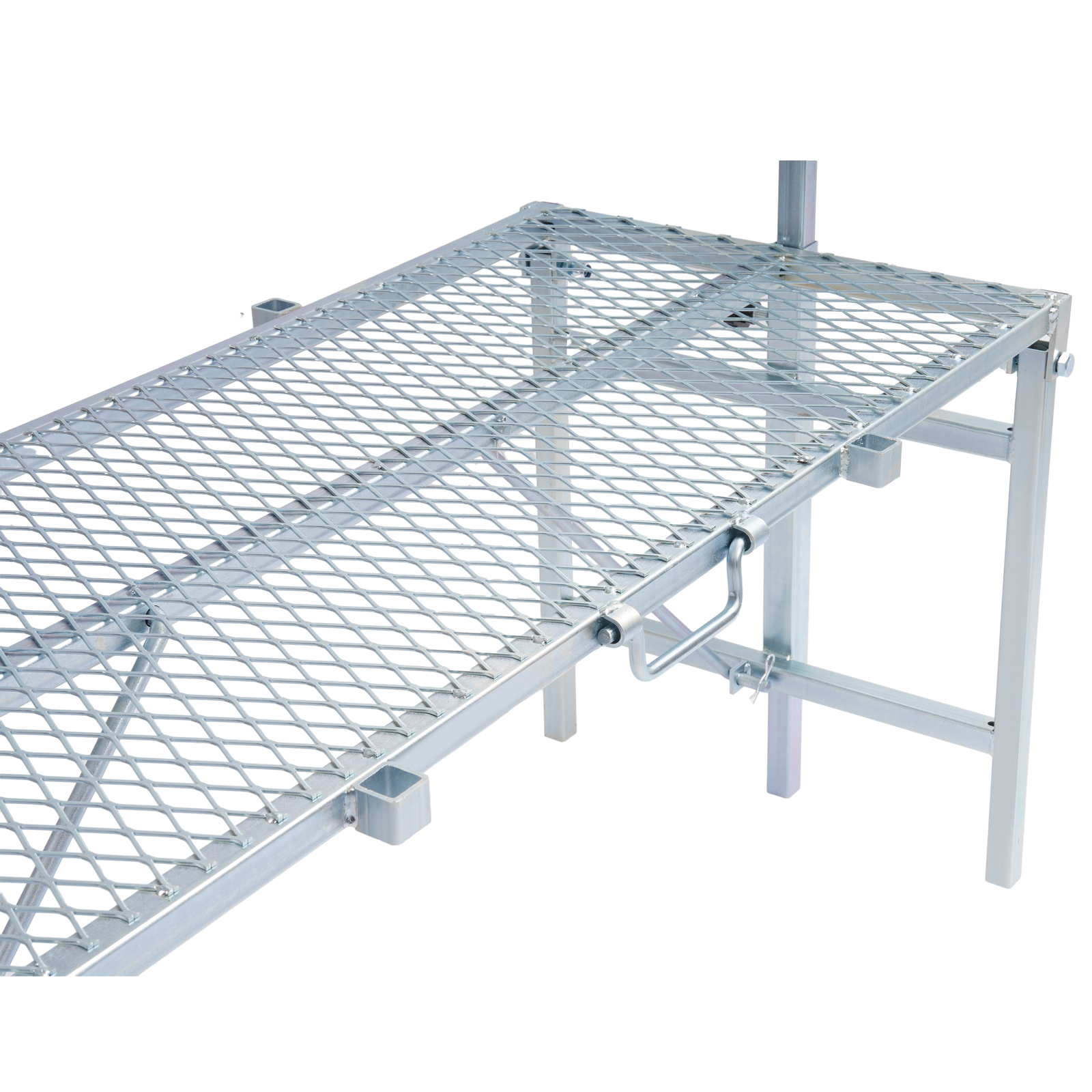 Adjustable Horned Milking Livestock Feeder Stand For Goats Trimming W/ Feeder