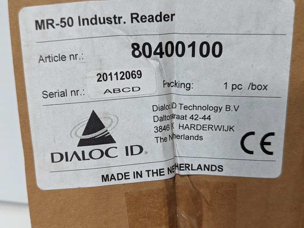 Dialoc ID MR-50 Industrial Reader 80400100 - Free Shipping