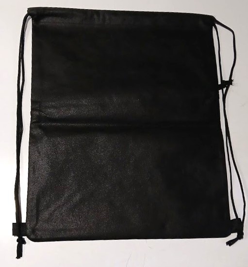 Lightweight, Zippered, Drawstring-style Backpack with the “Shore Travel" logo