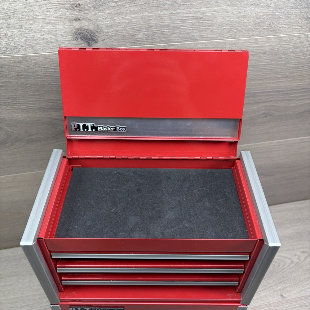 P.I.T. Master Box Mini Toolbox 2 Piece - Red