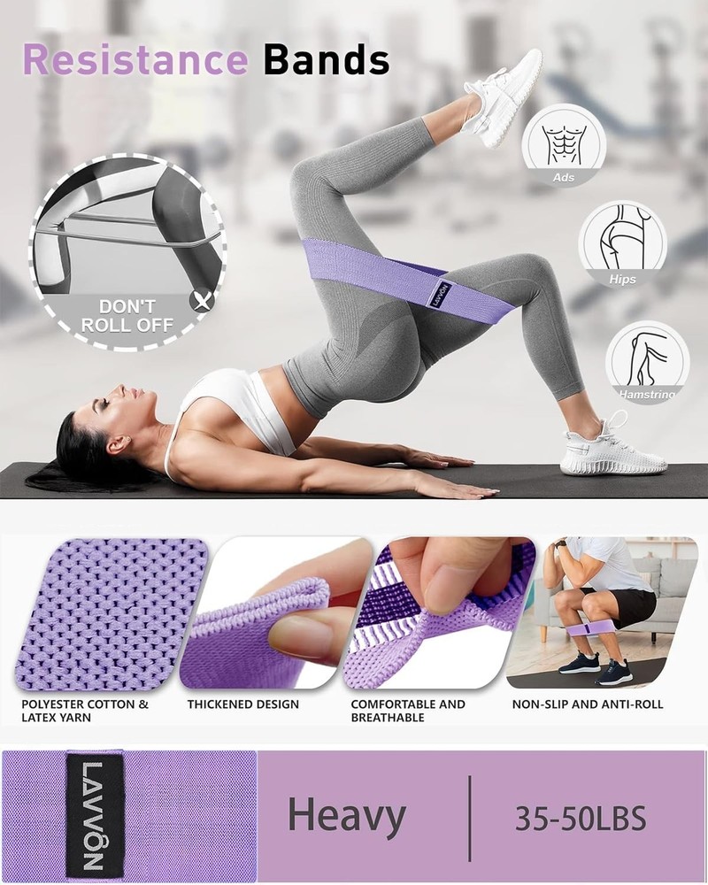 7Pcs-Barbell Pad Set for Hip Thrust - Squat Pad, Bench Press Workout Foam Wei...