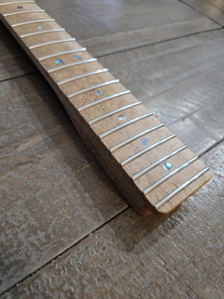 Guitar Neck, Birdseye Maple on Birdseye Maple