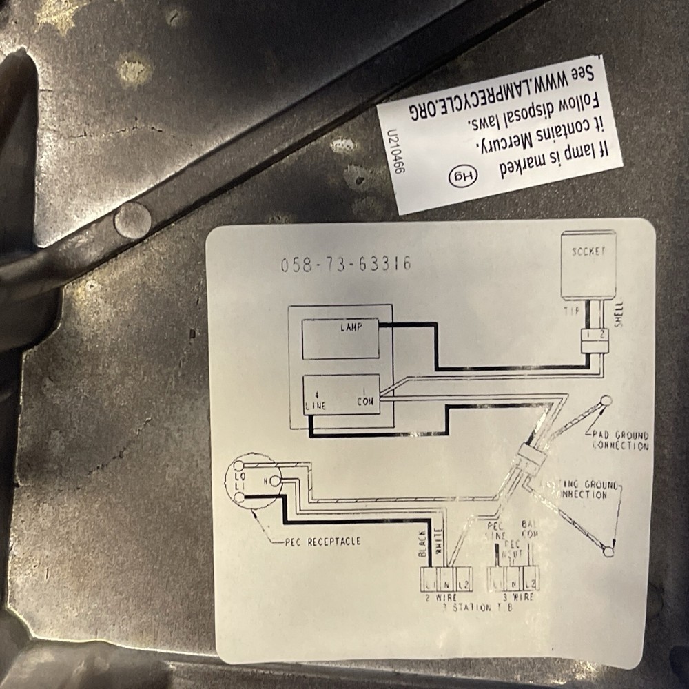 American electric lighting Pole Light, 571587, Does Not Include Bulb
