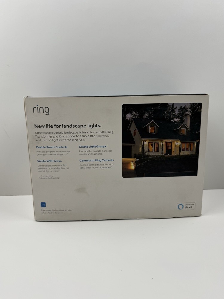 Ring Smart Lighting - Low Voltage Lighting Transformer Black Bridge Required