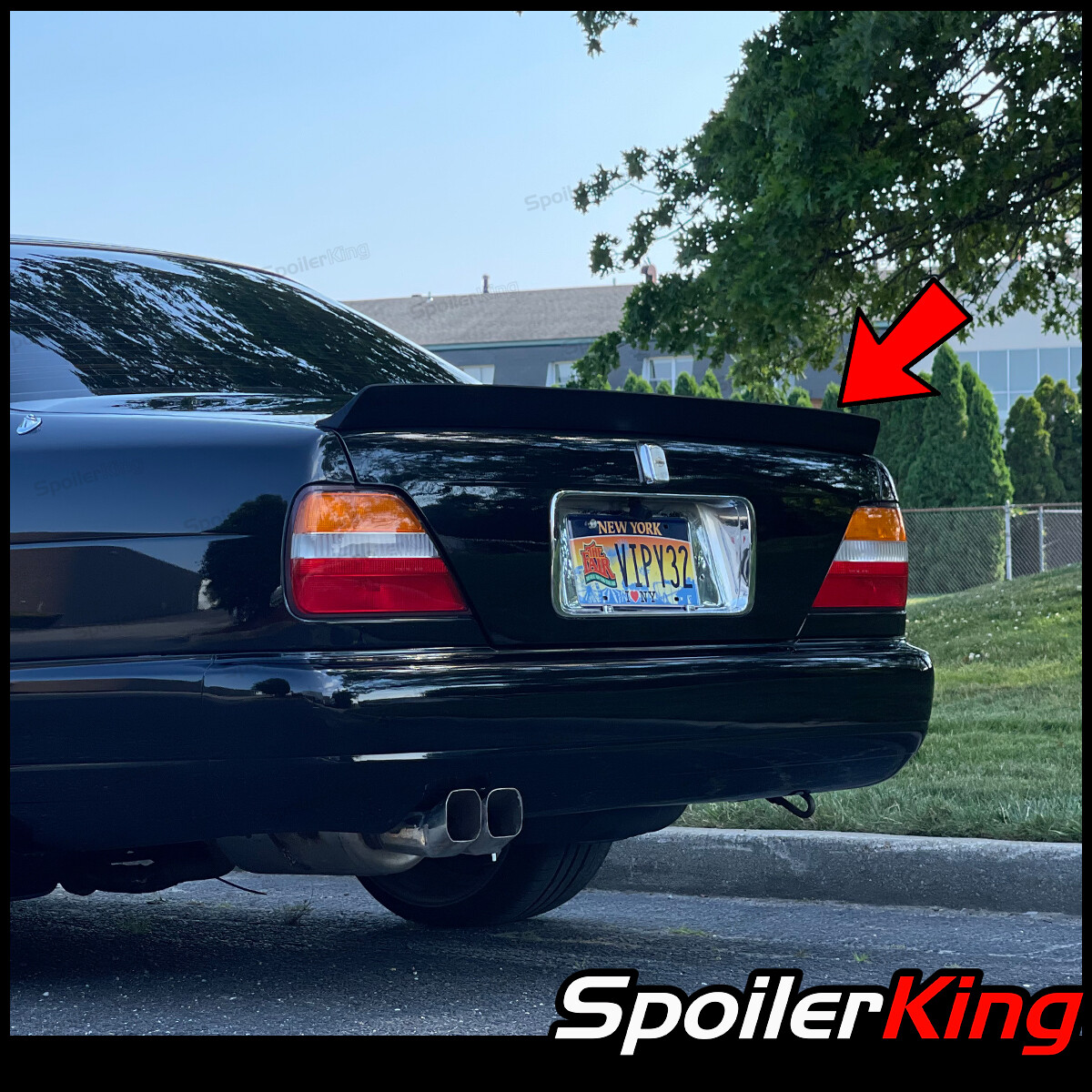 SpoilerKing #380B Universal 30"- 55" Custom Rear Polyurethane Trunk Spoiler Wing
