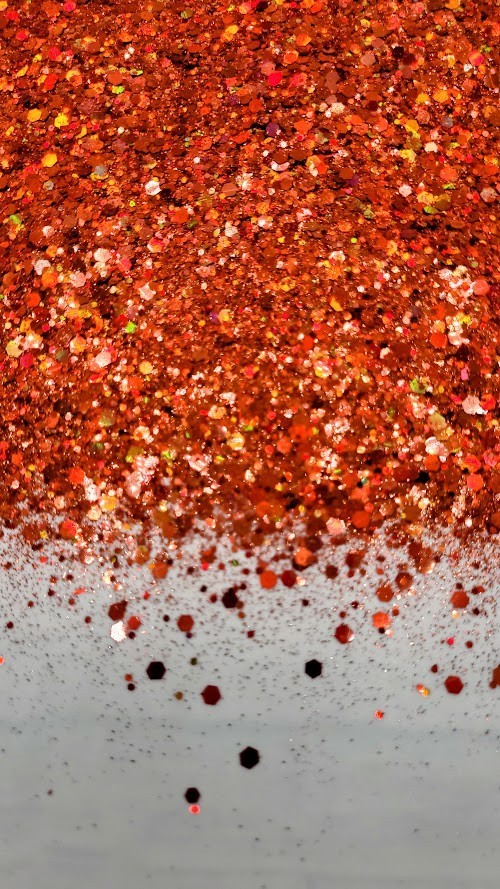 Holographic Chunky Orange Glitter - Ginger 3 oz.