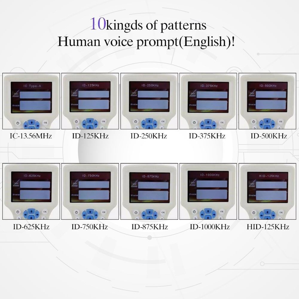 Plastic RFID/NFC Smart Card Reader Elevator Writer Copier IC ID Sensor Access