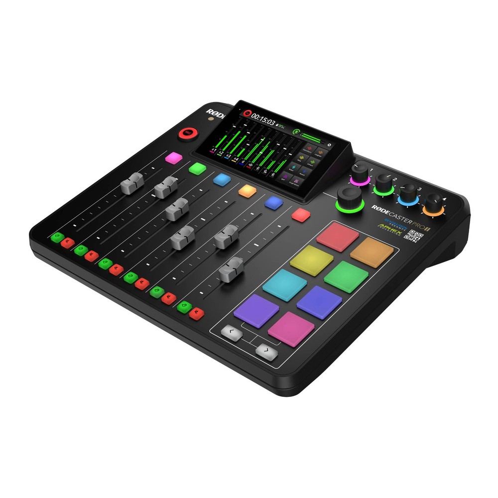 RODE RODECaster Pro II Integrated Audio Production Studio (Black)