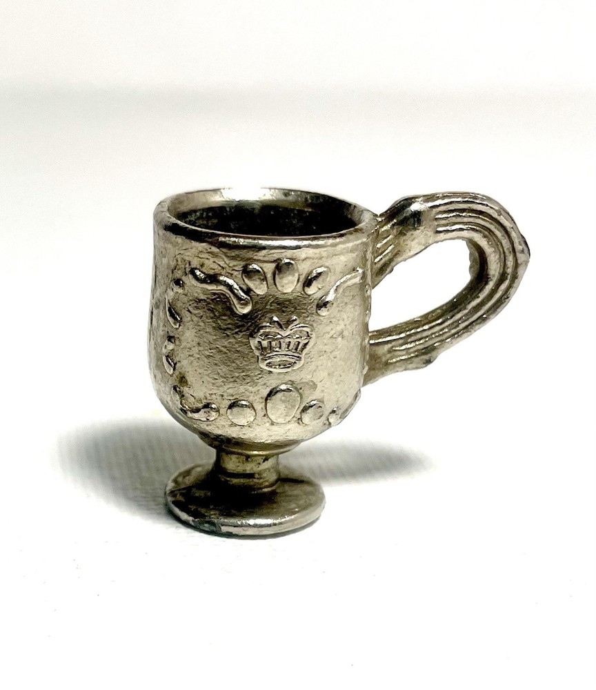 IMPERIAL Silver Cast Metal Dollhouse Miniature Goblet 1978