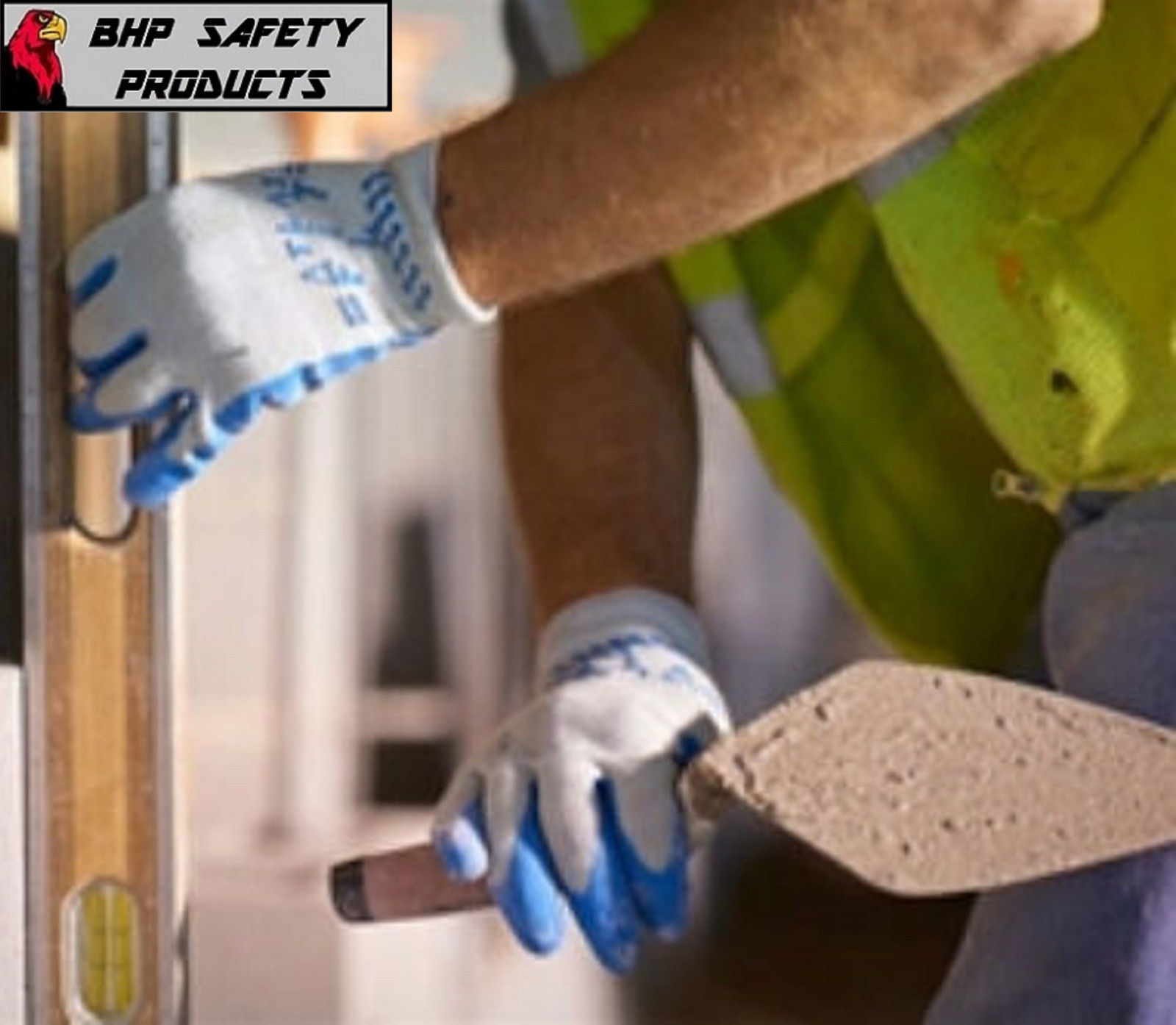 SHOWA ATLAS 300 LATEX RUBBER PALM DIPPED WORK GLOVES BLUE, GENERAL PURPOSE