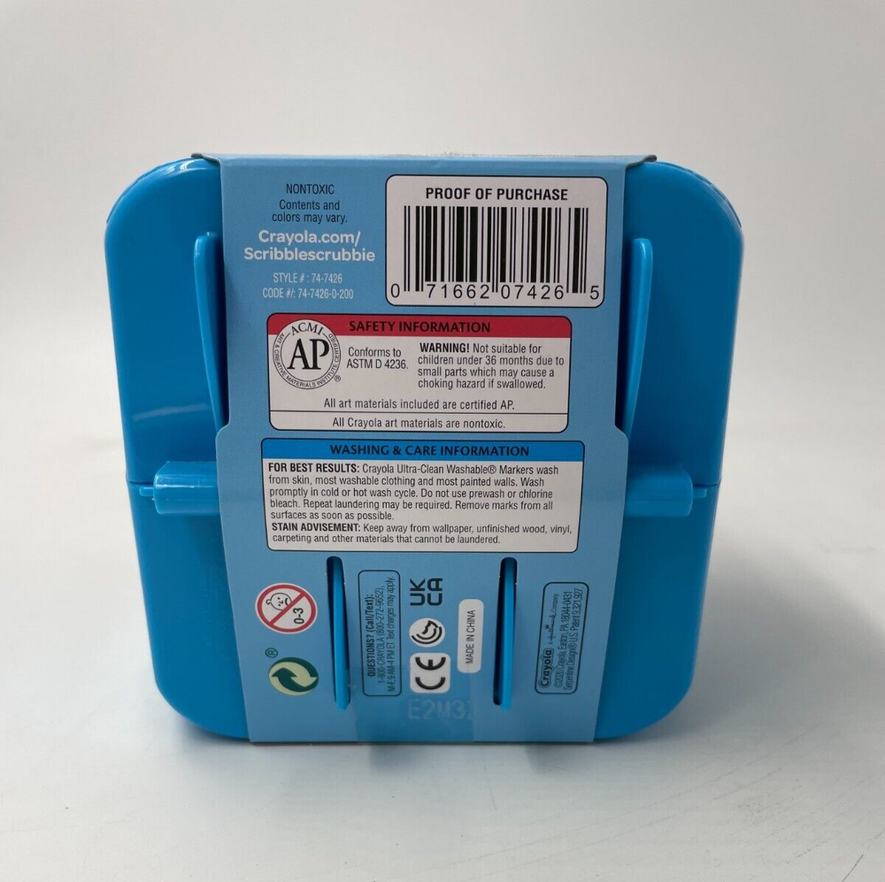 NEW Crayola Scribble Scrubbie Seashell Splash Set with 2 Pets + Case + More