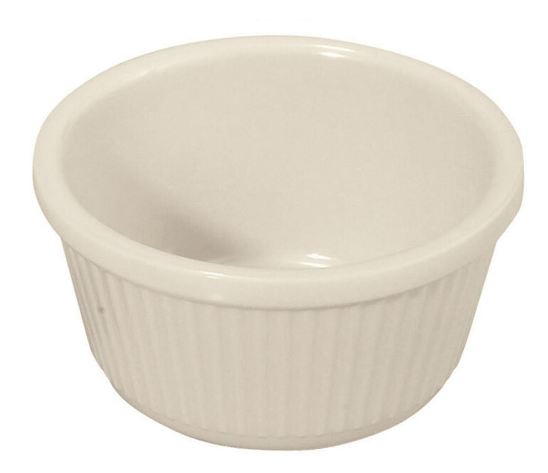 4oz Fluted Ramekins, Bone (8 Dozen)