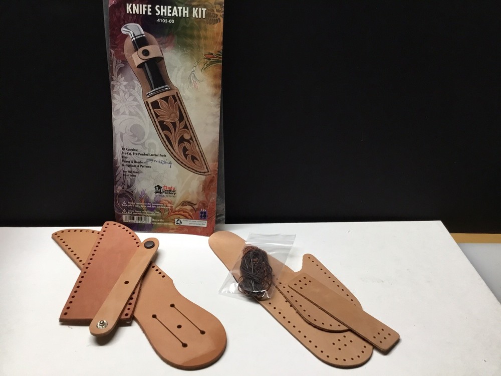 Knife Sheath Missing ThreadNeedle,Knife Pouch Missing Instructions Opened Bags