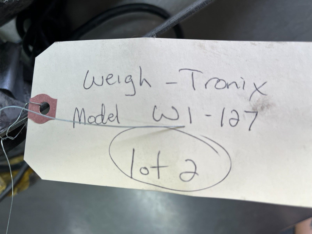 Weigh-Tronix WI-127 Scale Readout Display Control Unit LOT2