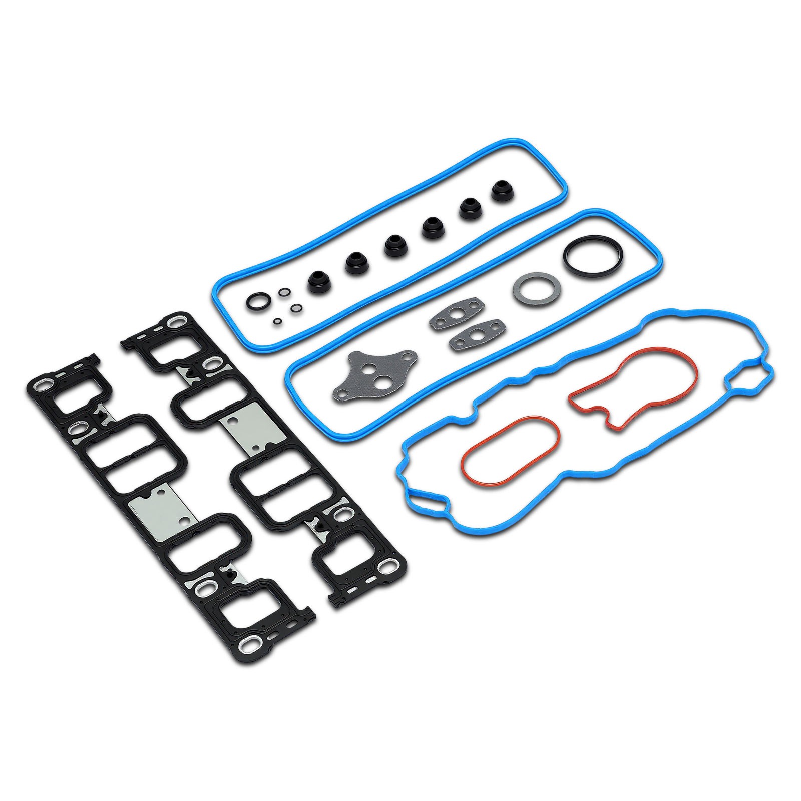 Lower & Upper Engine Intake Manifold Gasket for Chevy GMC Oldsmobile Workhorse