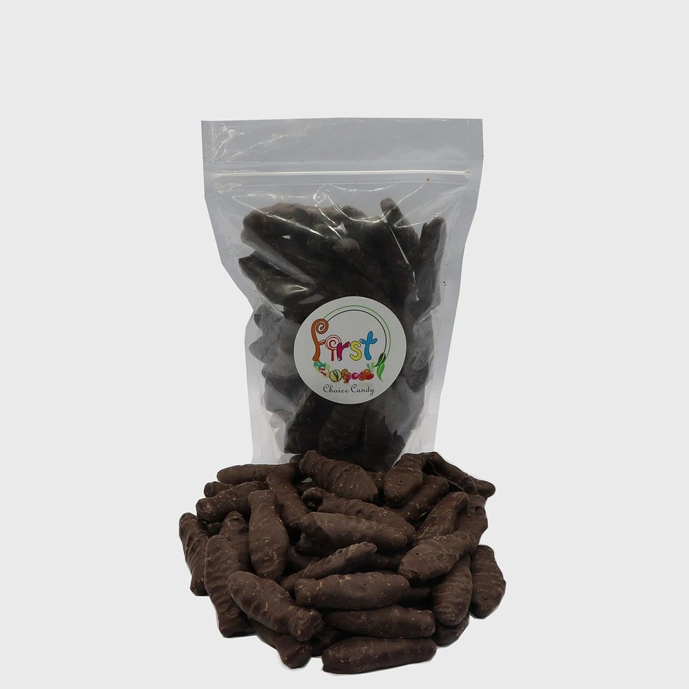 FirstChoiceCandy Dark Chocolate Covered Red Gummy Fish