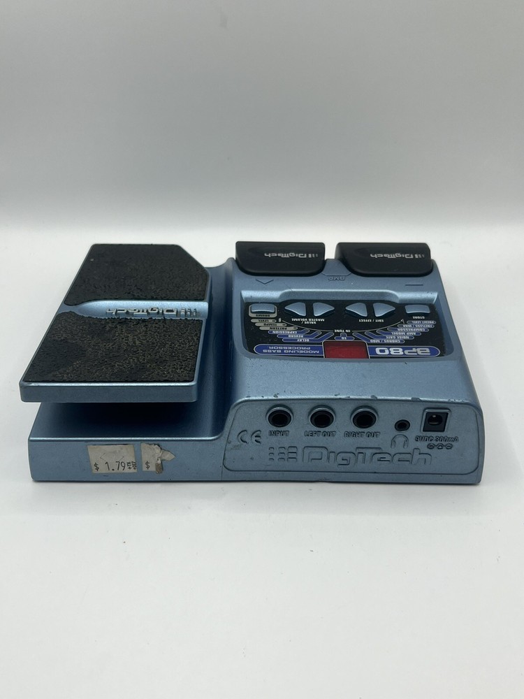 DIGITECH BP80 MODELING BASS PROCESSOR GUITAR EFFECTS PEDAL ~ AS IS ~ READ