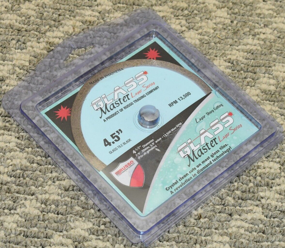 RTC Glass Master 4.5" Diamond Blade - NEW / SEALED