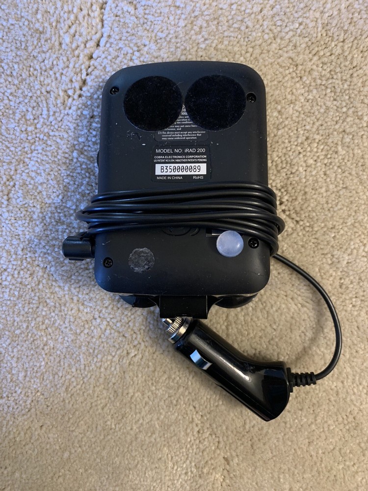 Cobra iRadar iRad200 Radar/Laser/Camera Detector Black, Used