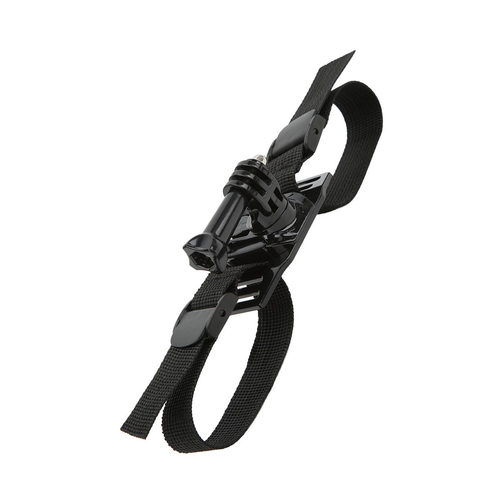 Action Camera Helmet Mount Strap Attachment With Bracket Adapter Base For He HBA