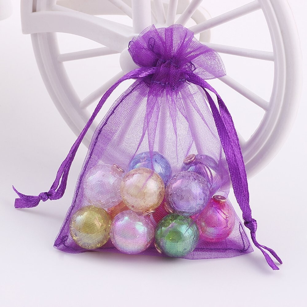 Multi-Color Organza Pouch Jewelry Gift Candy Bags Valentine's Day 100PCS Wrag