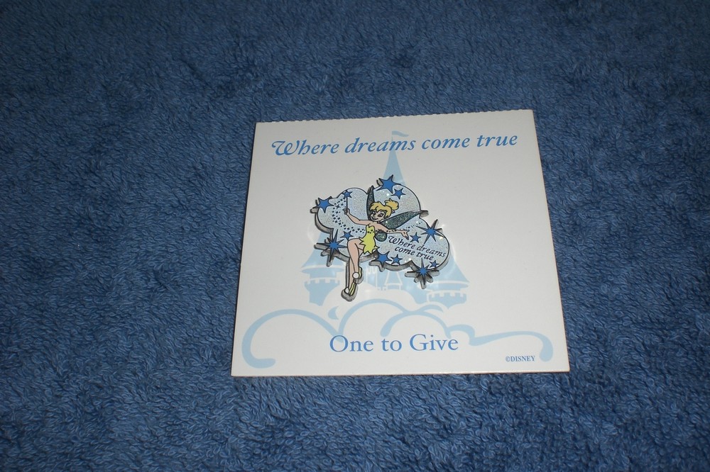 Disney Where Dreams Come True Peter Pan TINKER BELL PIXIE DUST Version #1  Pin