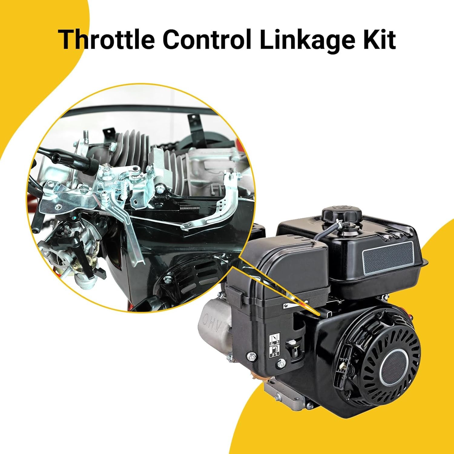 7/8'' Mini Bike Throttle Linkage Assembly Kit For Predator 212cc 196cc CT200U