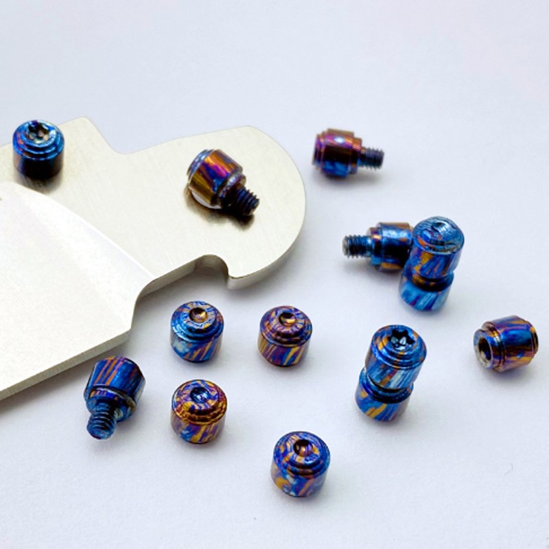 1PCS Push Nails Custom Thumb Stud Screw For Benchmade Bugout 535 Push Knife