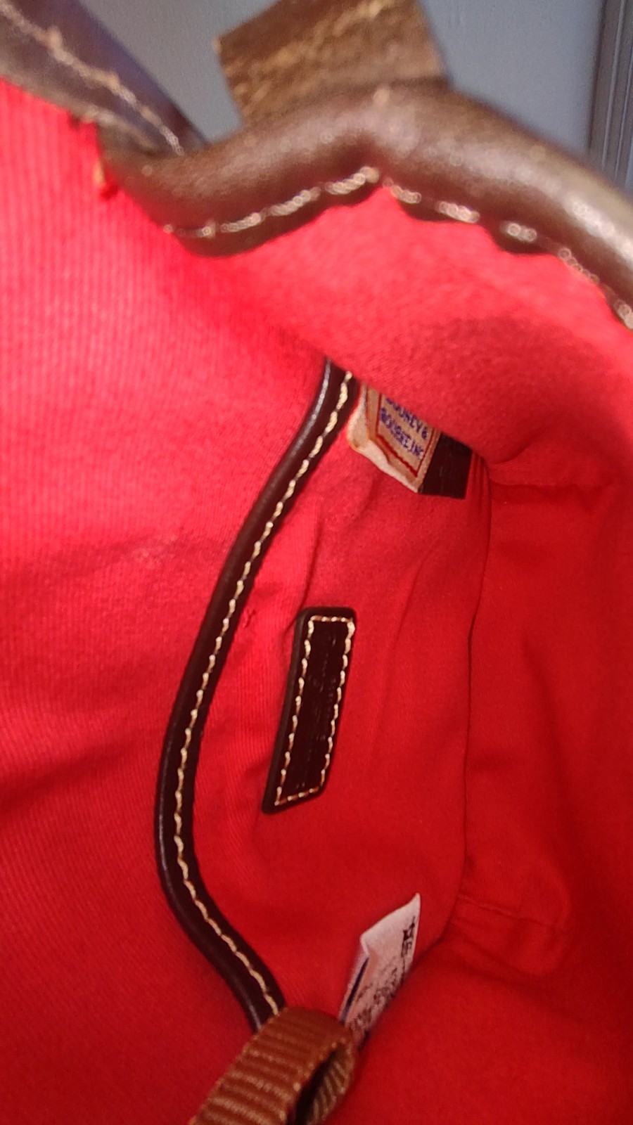 Dooney & Bourke x Disney Sketch Embossed Leather Crossbody Handbag Blue/Brown