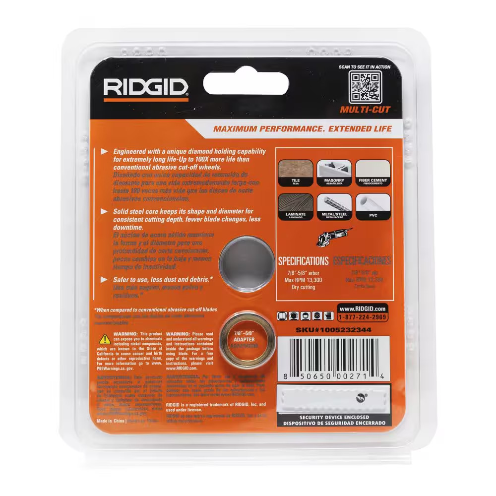4.5 In. Diamond Multi-Cutting Blade