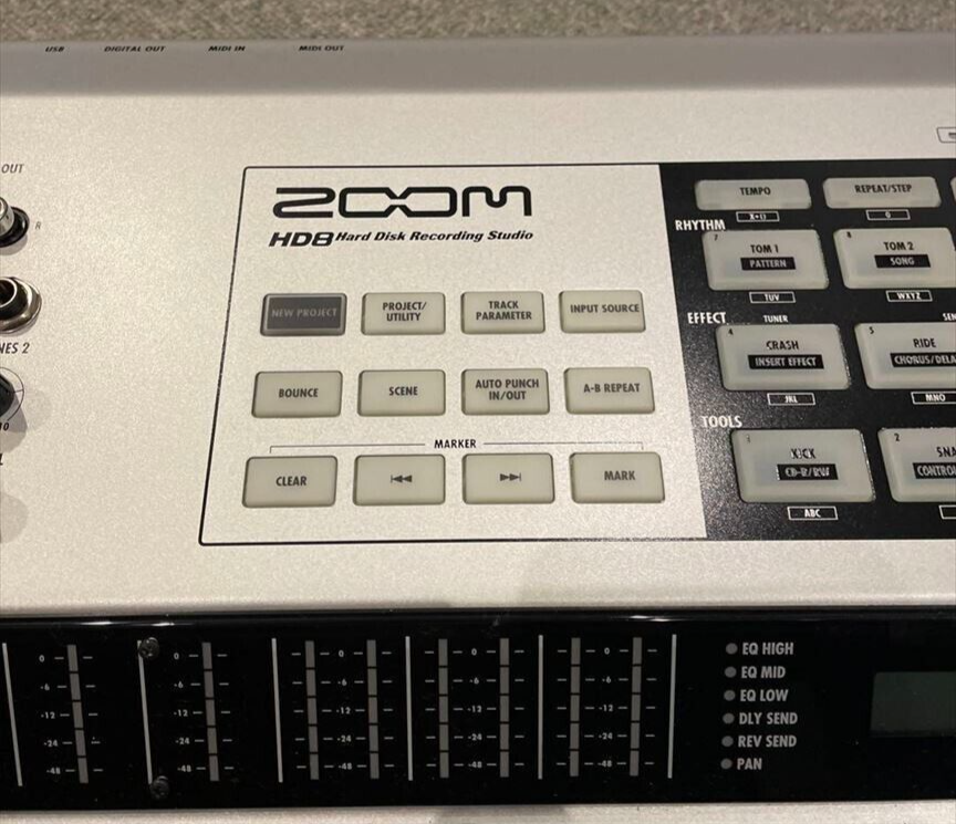 Junk Not Working ZOOM HD8 HD-8 Hard Disk Recorder MTR