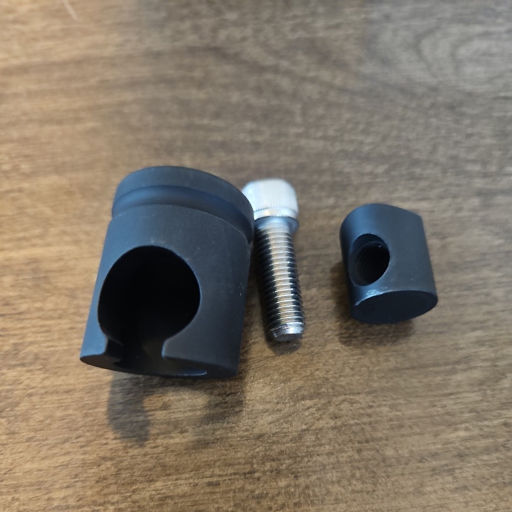 Shrewd 8 Degree Angled Disconnect Completed Part Matte Black