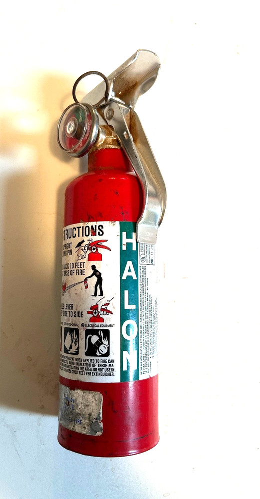EMPTY 1987 AMEREX MODEL 344 FIRE EXTINGUISHER 1.25 LB RECHARGEABLE