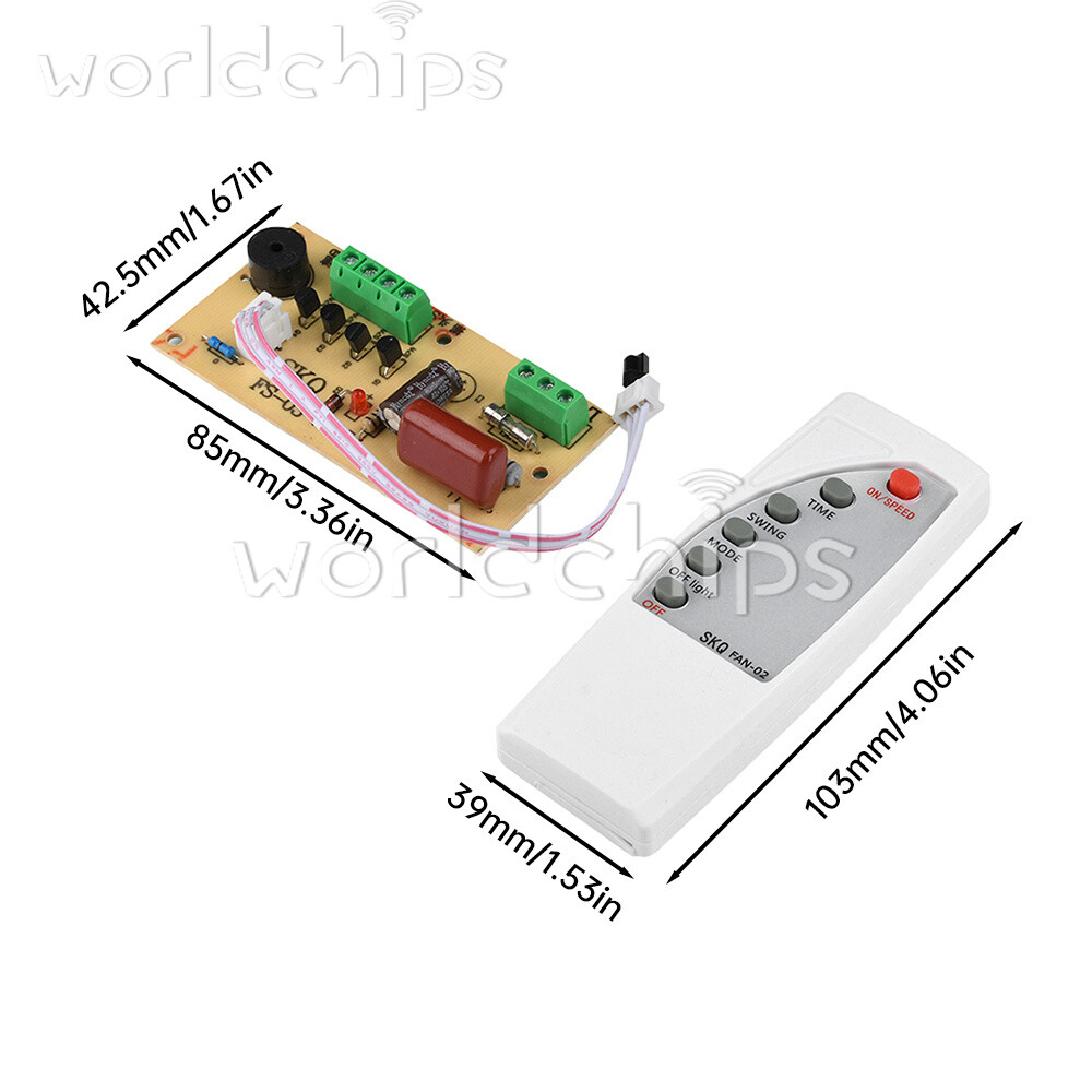 Universal Fan Remote Control Modified Board Circuit Board Control Board Repair