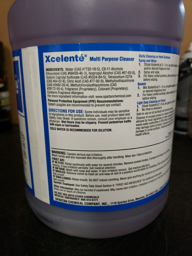 Spartan Xcelente Multi-Purpose Cleaner (1 Gallon)