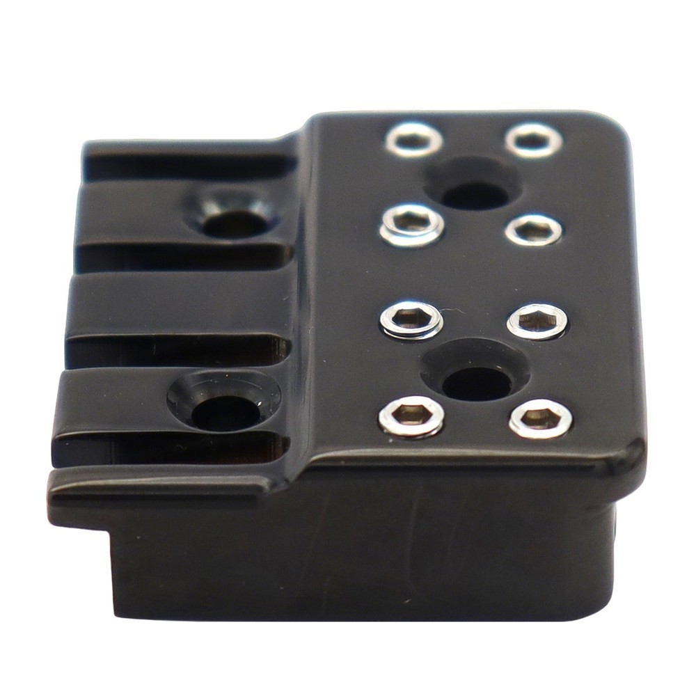 Brass 4 String Bass Bridge String Locks Headless Bass String Locking Black