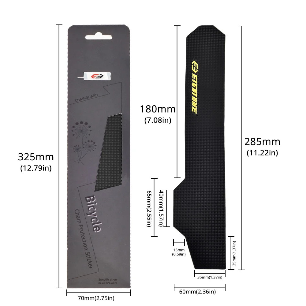 Bicycle Chain Protection Stickers MTB Frame Protector Scratch-Resistant Road