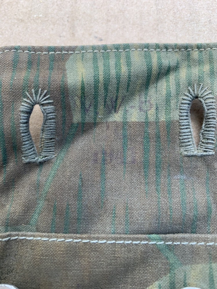 WWII Swiss Splinter Camo Pouch 1941 Dated