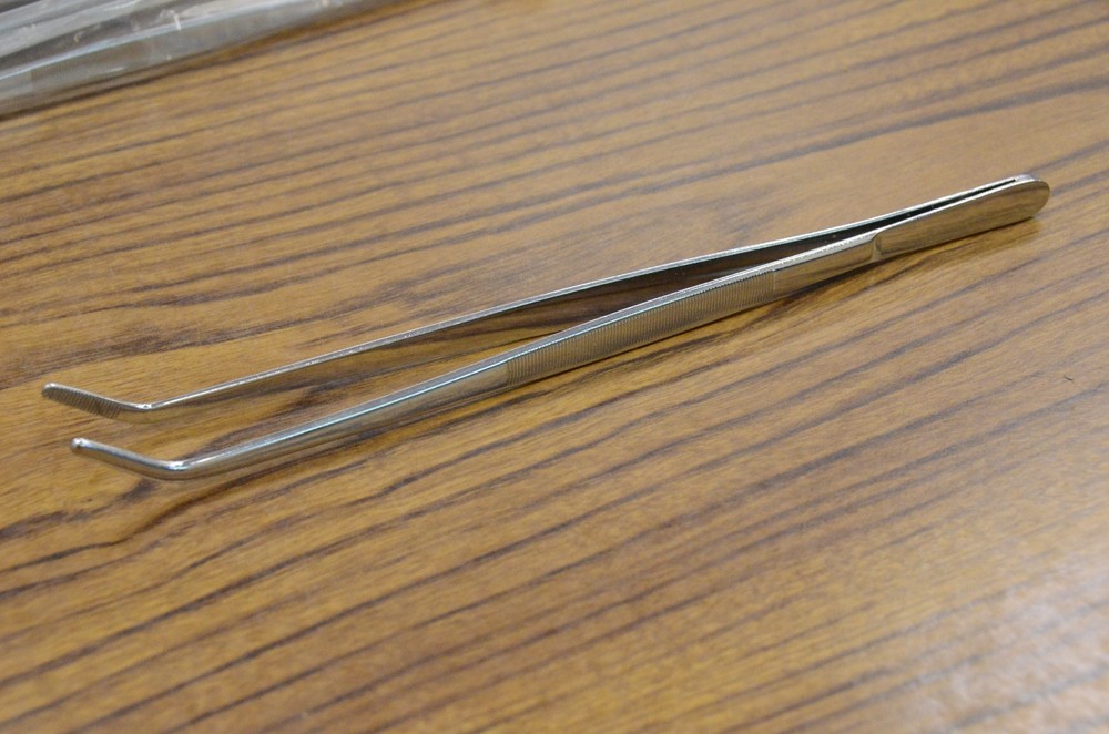 Arrow Curved Retrieving Forceps 10" #57.910-1