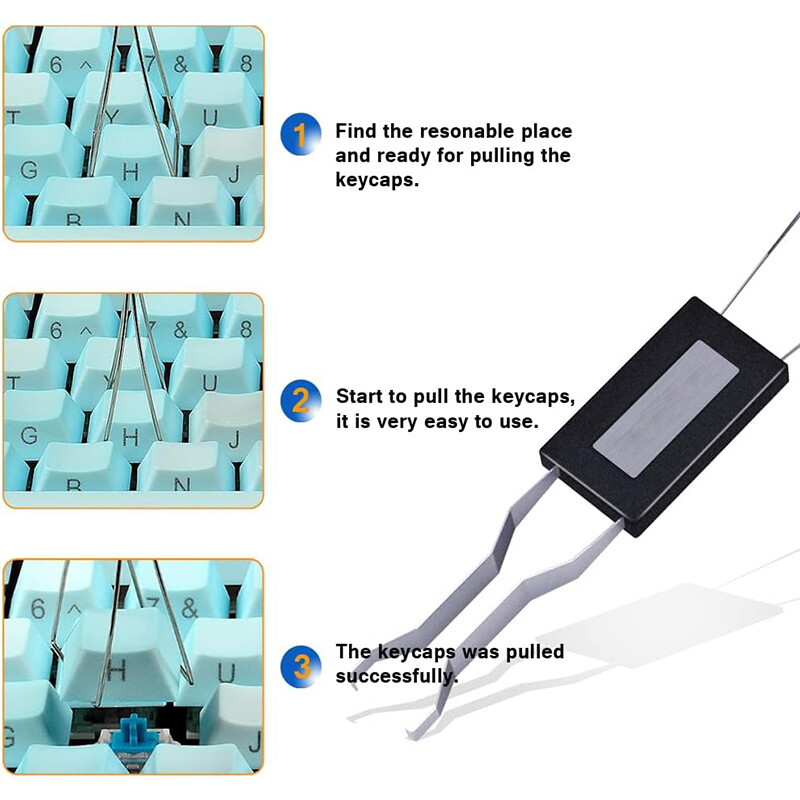 Keycap Puller Key Removal Tool Keycaps Remover for Mechanical Keyboard