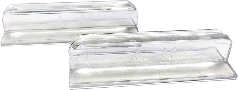 Clear Rectangular Glass Canopy Handles - Lightweight 2 Pack for Aquariums